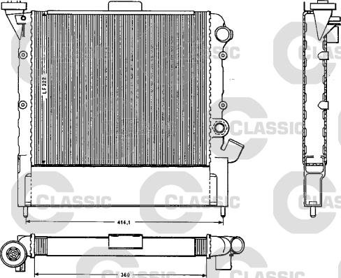 Valeo 383852 - Радіатор, охолодження двигуна autozip.com.ua