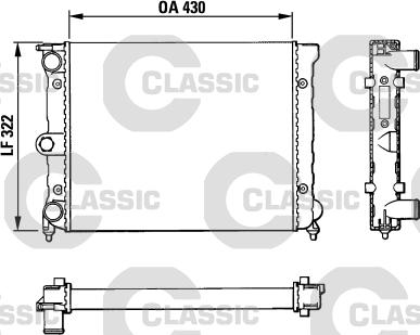 Valeo 383819 - Радіатор, охолодження двигуна autozip.com.ua