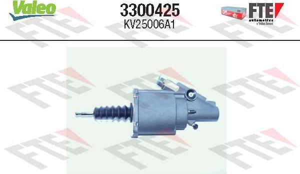 VALEO 3300425 - Підсилювач зчеплення autozip.com.ua