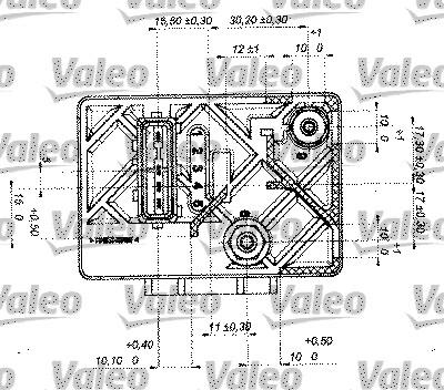 Valeo 245622 - Реле, система розжарювання autozip.com.ua