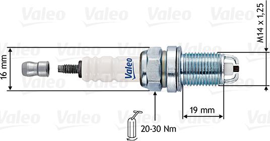 Valeo 246901 - Свічка запалювання autozip.com.ua