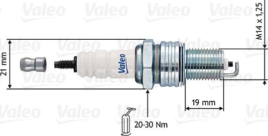 Valeo 246908 - Свічка запалювання autozip.com.ua