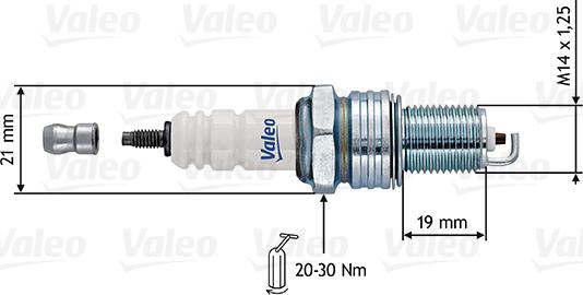 Valeo 246914 - Свічка запалювання autozip.com.ua