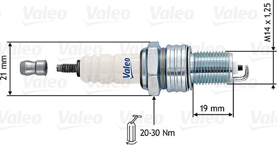 Valeo 246894 - Свічка запалювання autozip.com.ua