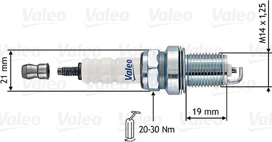 VALEO 246856 - Свічка запалювання autozip.com.ua