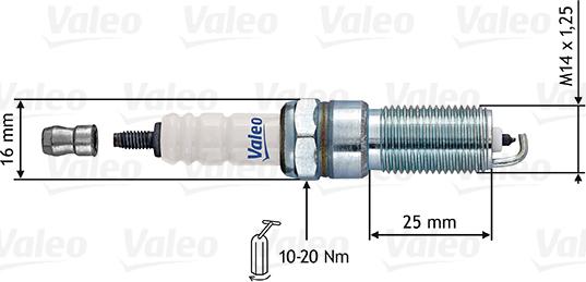 Valeo 246866 - Свічка запалювання autozip.com.ua