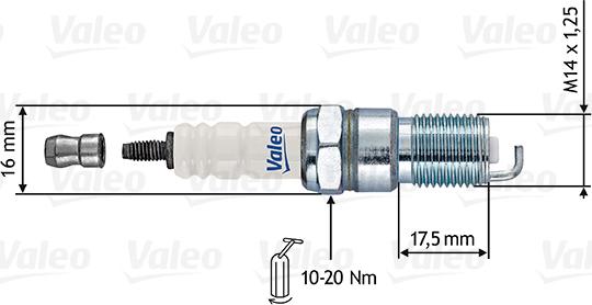 VALEO 246868 - Свічка запалювання autozip.com.ua