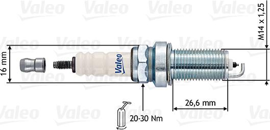 VALEO 246889 - Свічка запалювання autozip.com.ua