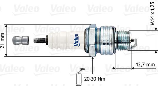 VALEO 246882 - Свічка запалювання autozip.com.ua