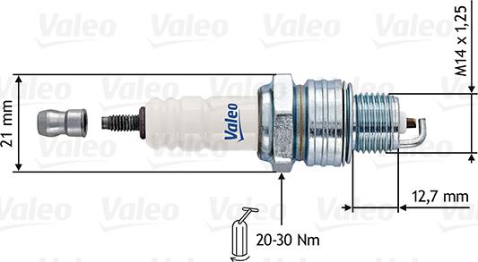 VALEO 246878 - Свічка запалювання autozip.com.ua