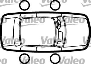VALEO 256364 - Регулювальний елемент, центральнийзамок autozip.com.ua