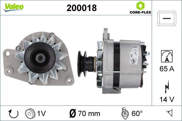 VALEO 200018 - Генератор autozip.com.ua