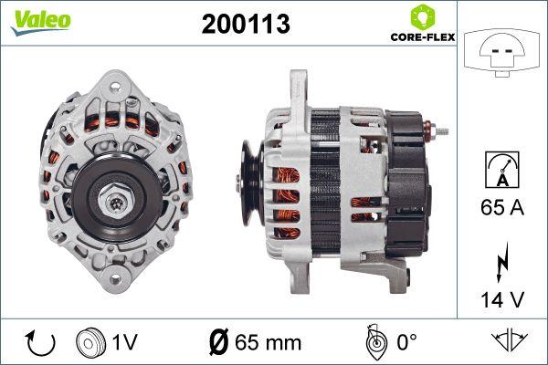 VALEO 200113 - Генератор autozip.com.ua