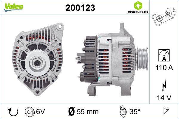 VALEO 200123 - Генератор autozip.com.ua