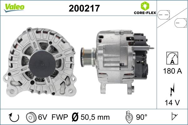 VALEO 200217 - Генератор autozip.com.ua