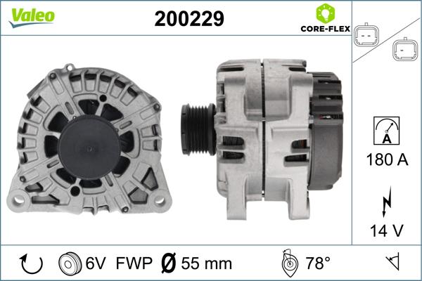 VALEO 200229 - Генератор autozip.com.ua