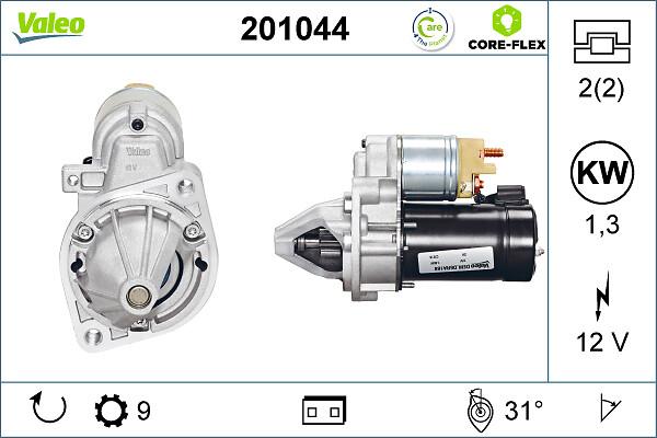 VALEO 201044 - Стартер autozip.com.ua