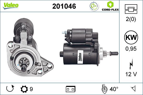 VALEO 201046 - Стартер autozip.com.ua