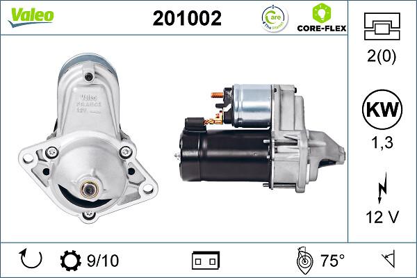 VALEO 201002 - Стартер autozip.com.ua
