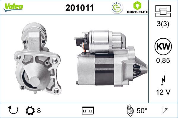 VALEO 201011 - Стартер autozip.com.ua