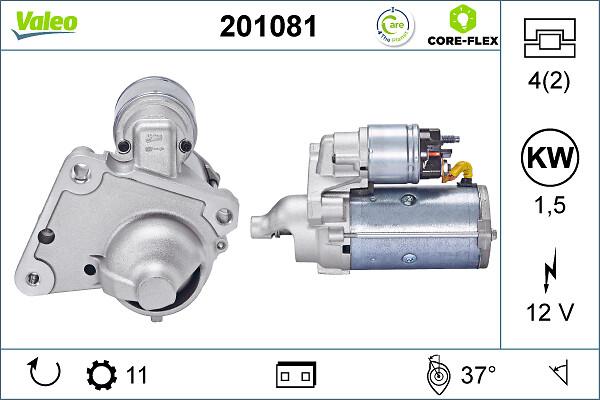 VALEO 201081 - Стартер autozip.com.ua