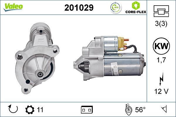 VALEO 201029 - Стартер autozip.com.ua