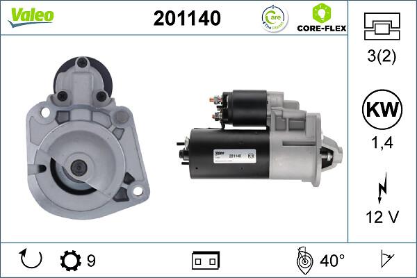 VALEO 201140 - Стартер autozip.com.ua