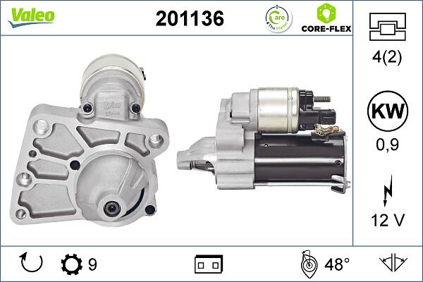 VALEO 201136 - Стартер autozip.com.ua