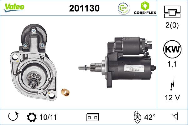 VALEO 201130 - Стартер autozip.com.ua