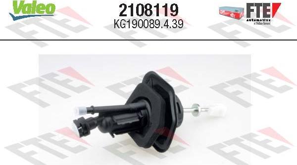 VALEO 2108119 - Головний циліндр, система зчеплення autozip.com.ua