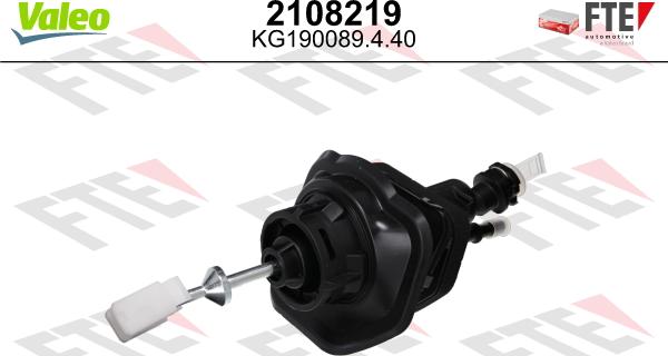 VALEO 2108219 - Головний циліндр, система зчеплення autozip.com.ua