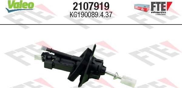 VALEO 2107919 - Головний циліндр, система зчеплення autozip.com.ua