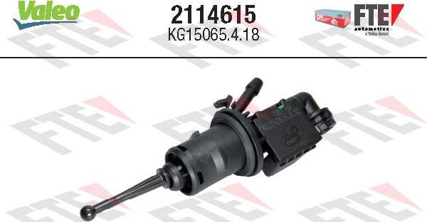 VALEO 2114615 - Головний циліндр, система зчеплення autozip.com.ua