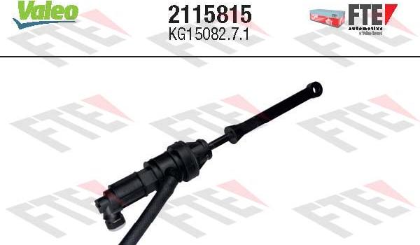 VALEO 2115815 - Головний циліндр, система зчеплення autozip.com.ua