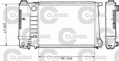 Ava Quality Cooling BWA2135 - Радіатор, охолодження двигуна autozip.com.ua