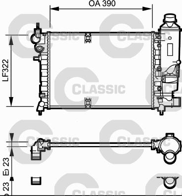 Valeo 231528 - Радіатор, охолодження двигуна autozip.com.ua