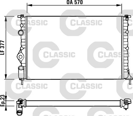 Valeo 231379 - Радіатор, охолодження двигуна autozip.com.ua