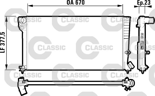 Valeo 231744 - Радіатор, охолодження двигуна autozip.com.ua