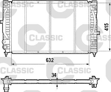 Valeo 231755 - Радіатор, охолодження двигуна autozip.com.ua