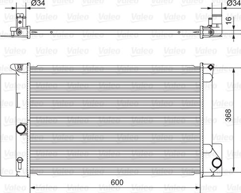 Valeo 701538 - Радіатор, охолодження двигуна autozip.com.ua