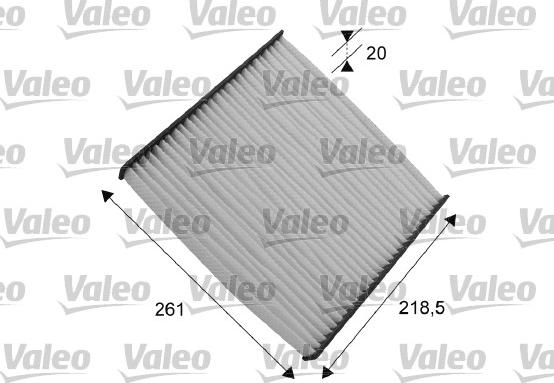 VALEO 715552 - Фільтр, повітря у внутрішній простір autozip.com.ua