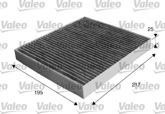 VALEO 715537 - Фільтр, повітря у внутрішній простір autozip.com.ua