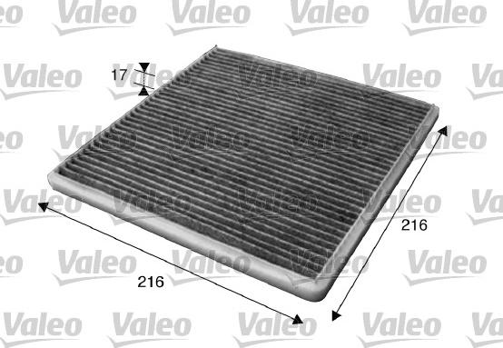 VALEO 715619 - Фільтр, повітря у внутрішній простір autozip.com.ua