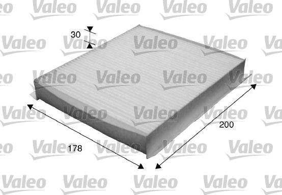 VALEO 715616 - Фільтр, повітря у внутрішній простір autozip.com.ua