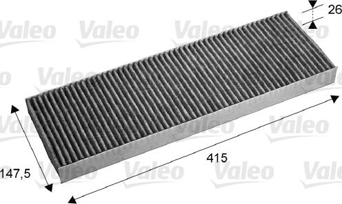 VALEO 715675 - Фільтр, повітря у внутрішній простір autozip.com.ua