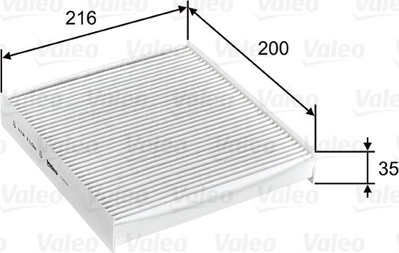VALEO 715746 - Фільтр, повітря у внутрішній простір autozip.com.ua