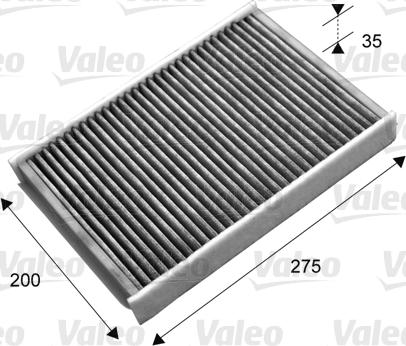 VALEO 715702 - Фільтр, повітря у внутрішній простір autozip.com.ua