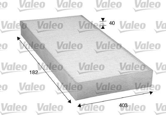 Valeo 716034 - Фільтр, повітря у внутрішній простір autozip.com.ua