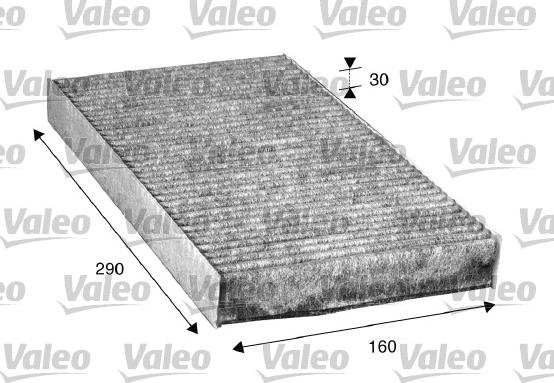 Valeo 716031 - Фільтр, повітря у внутрішній простір autozip.com.ua