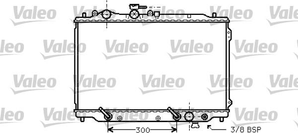 Valeo 734581 - Радіатор, охолодження двигуна autozip.com.ua